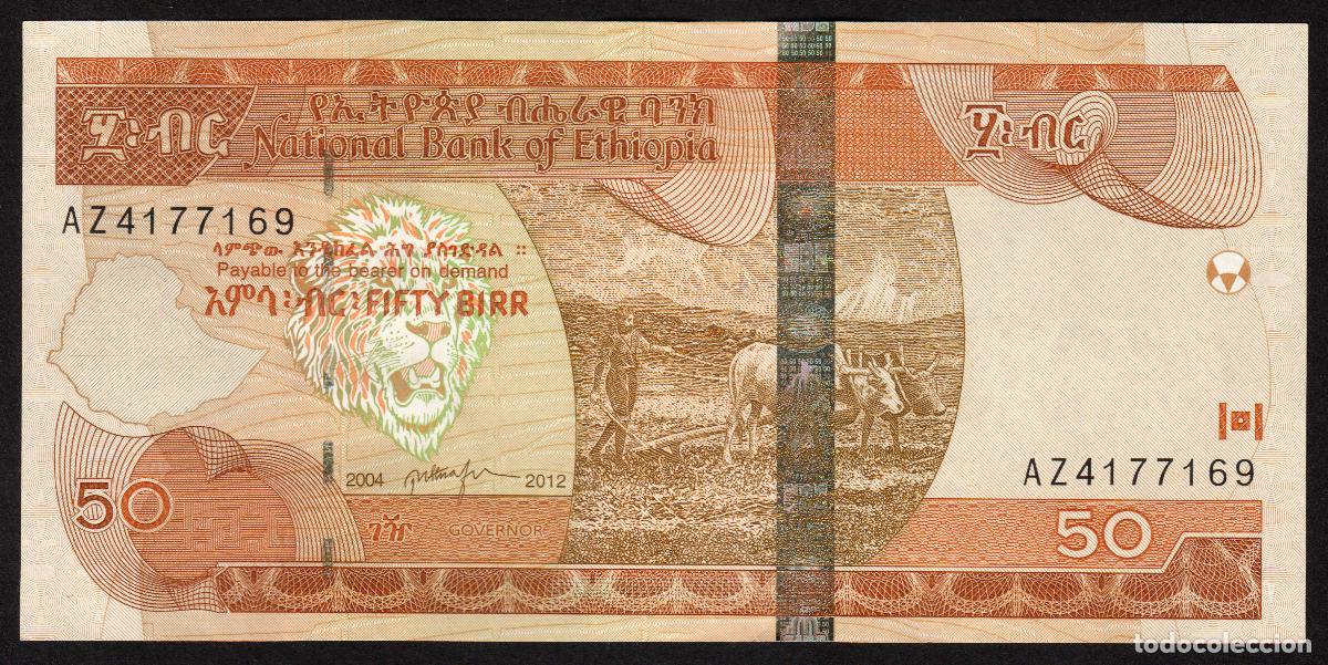 Internationale Banknoten: ETIOPIA (ETHIOPIA). 50 birr 2004 - 2012.