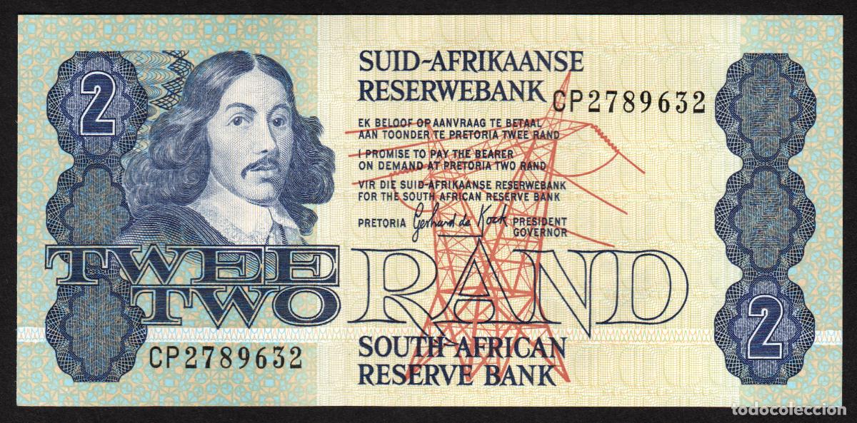Billetes extranjeros: SUDAFRICA (Africa del Sur). 2 rand (1983-90). Pick 118d. Firma 5.