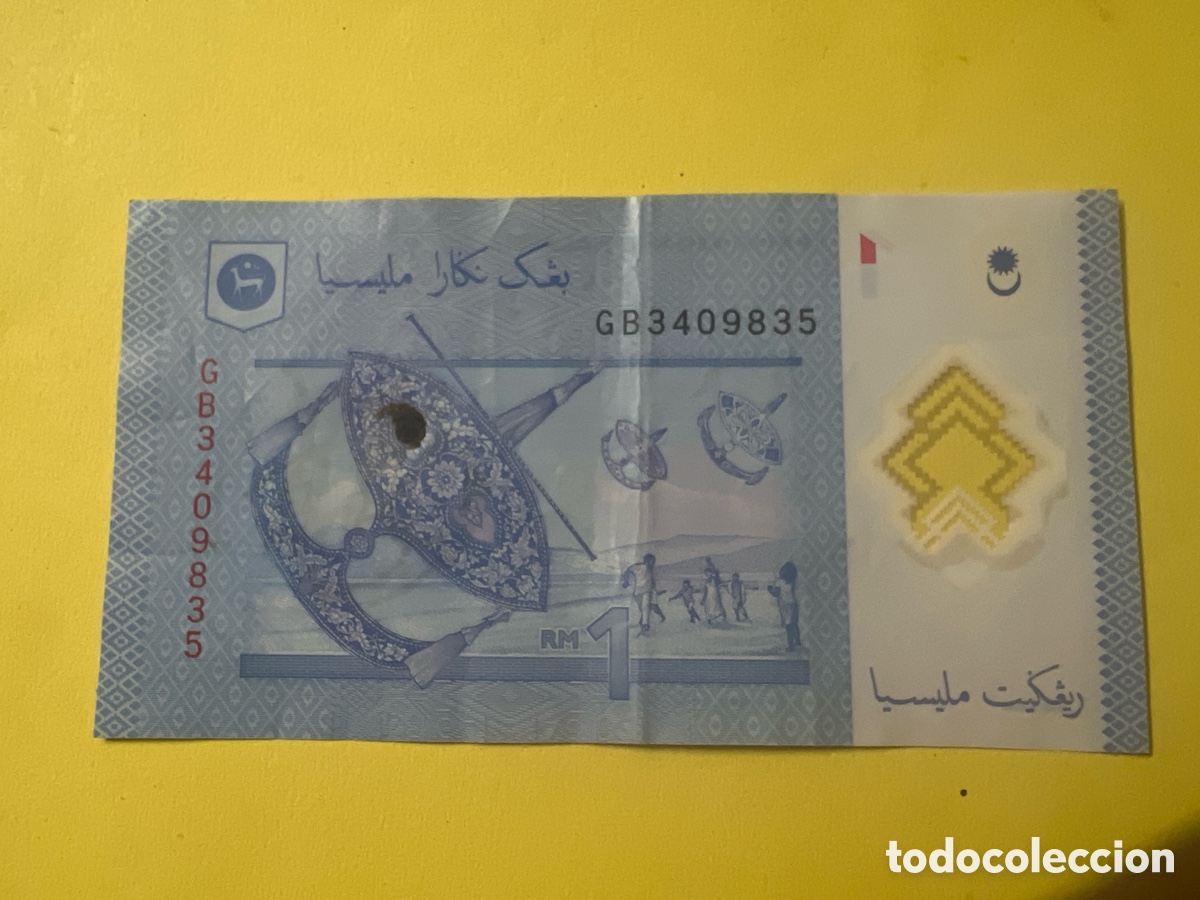 Billetes extranjeros: A47. BILLETE - MALASIA - 1 RINGGIT - Foto 2