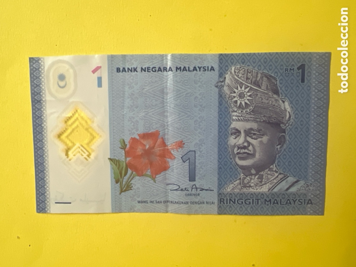 Billetes extranjeros: A47. BILLETE - MALASIA - 1 RINGGIT - Foto 1