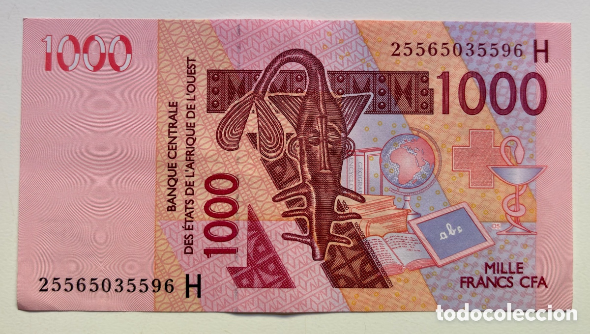 Billetes extranjeros: Billete ESTADOS AFRICA OCCIDENTAL 1000 Francos 2003 (2025) H (N&Iacute;GER). CFA