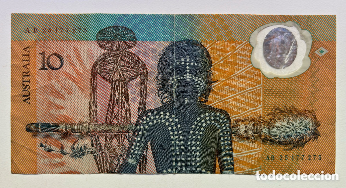 Billetes extranjeros: Billete AUSTRALIA 10 Dolares (1988) Polimero