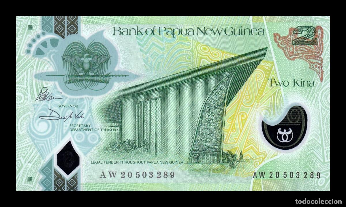 Billetes extranjeros: Pap&uacute;a Nueva Guinea 2 Kina 2020 Pick 50b Pol&iacute;mero Sc Unc