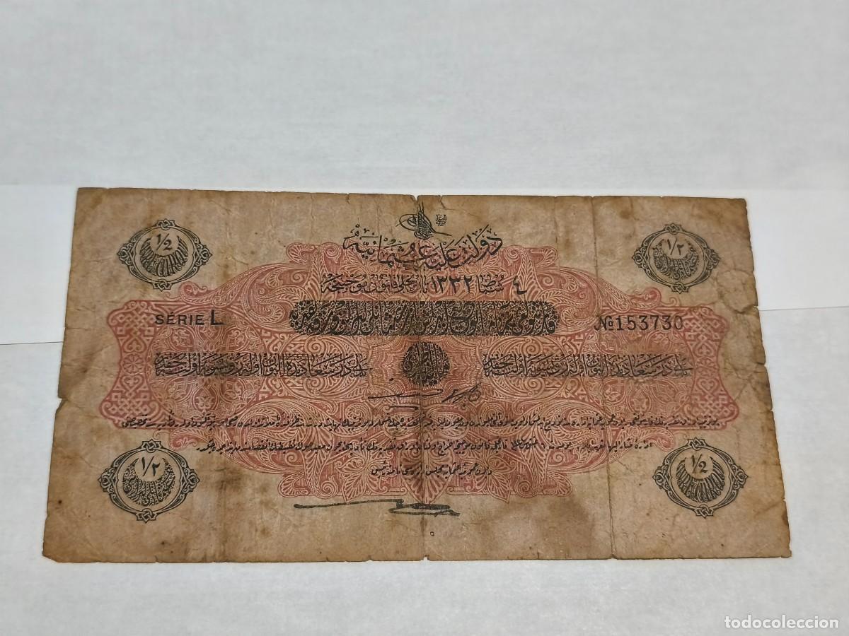 Billetes extranjeros: Ottoman 1/2 Libre F.