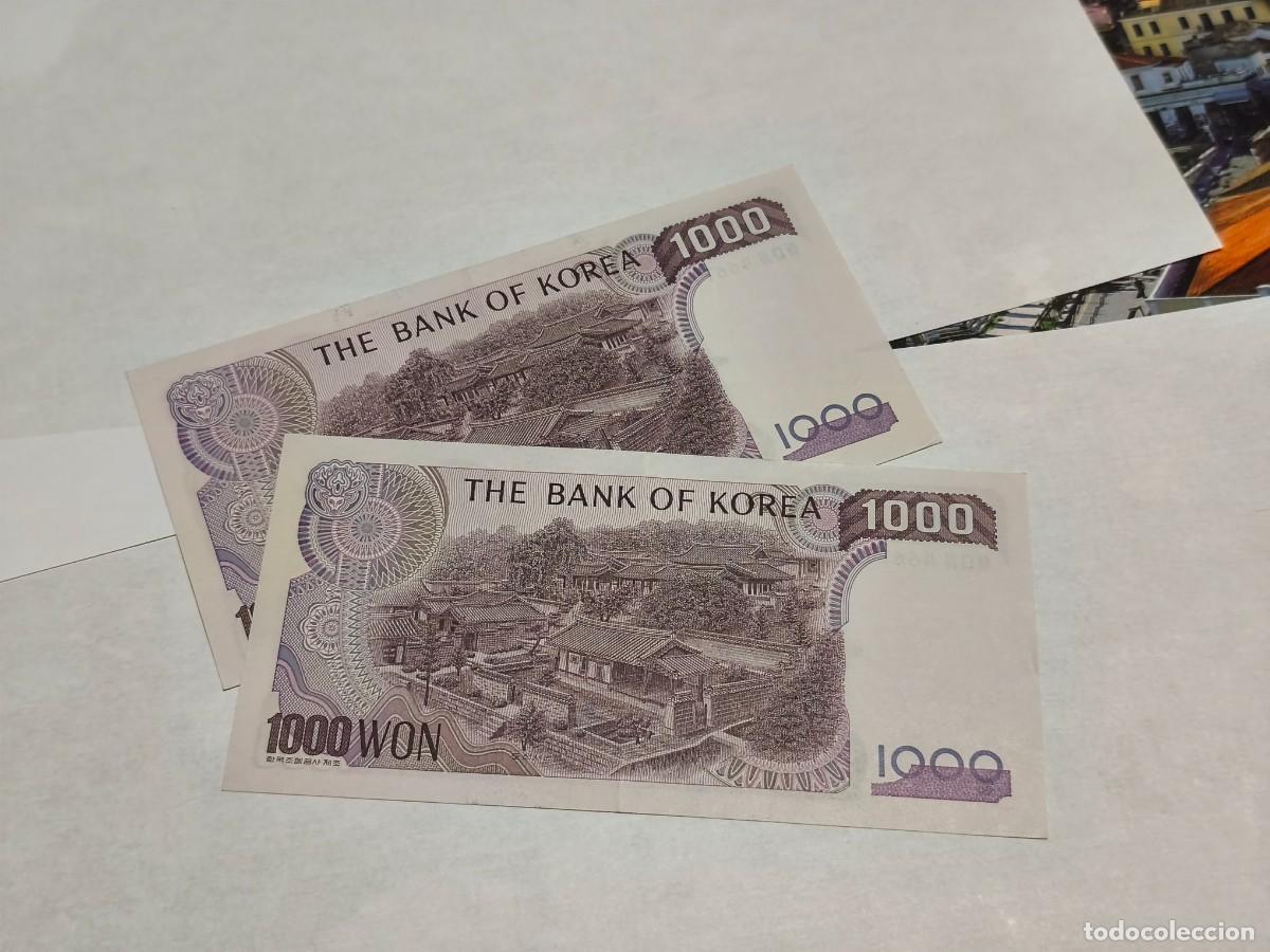 Billetes extranjeros: Korea del sur 1000Won PAR.UNC-. - Foto 2