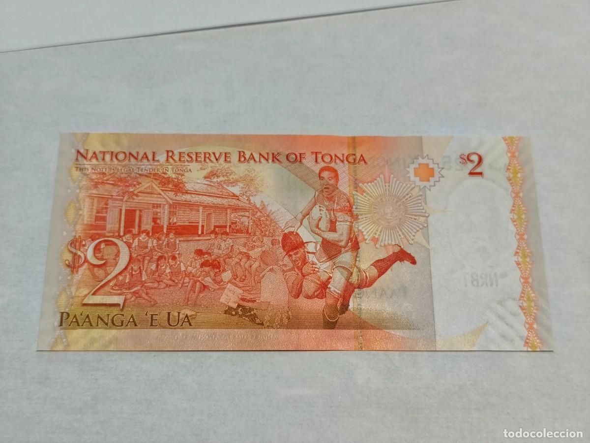 Billetes extranjeros: Tonga 2Paanga 2008 UNC. - Foto 2