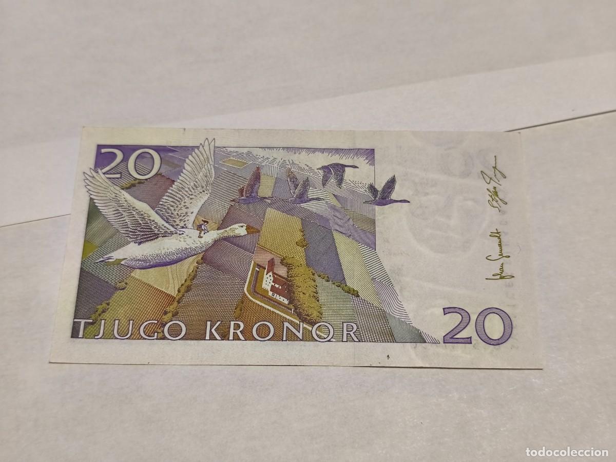 Billetes extranjeros: Suecia 20coronas VF+. - Foto 2