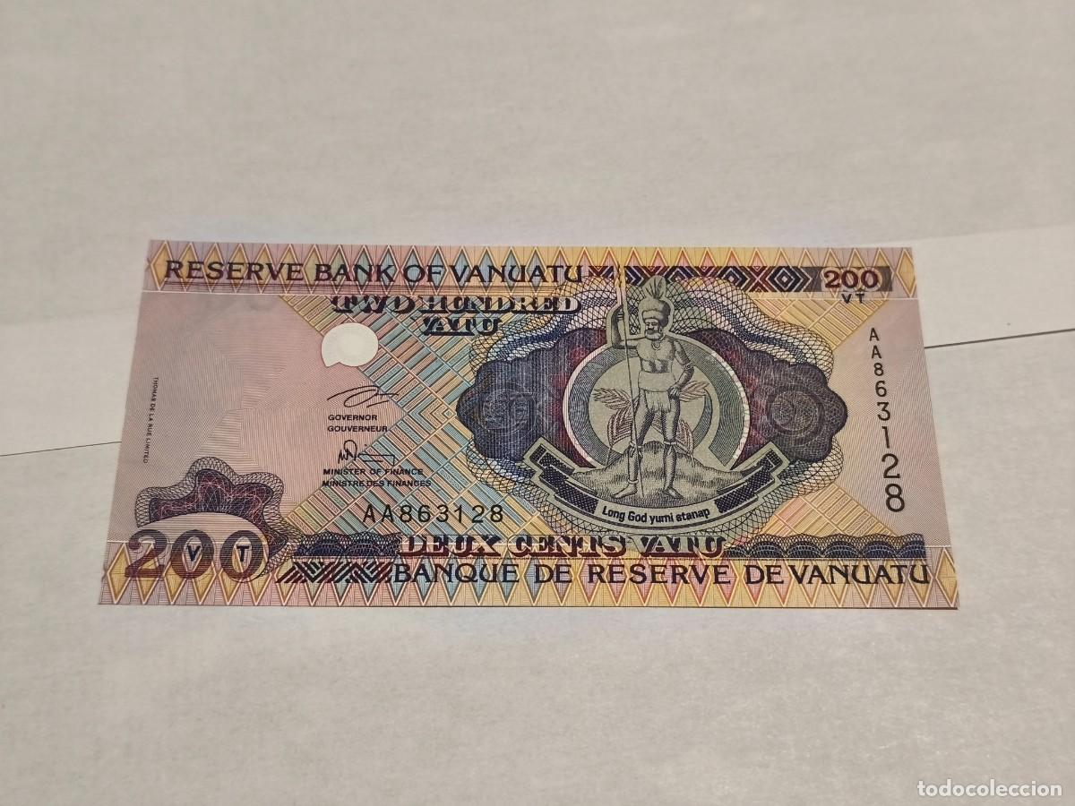 Billetes extranjeros: Vanuatu 200Vatu UNC. - Foto 1