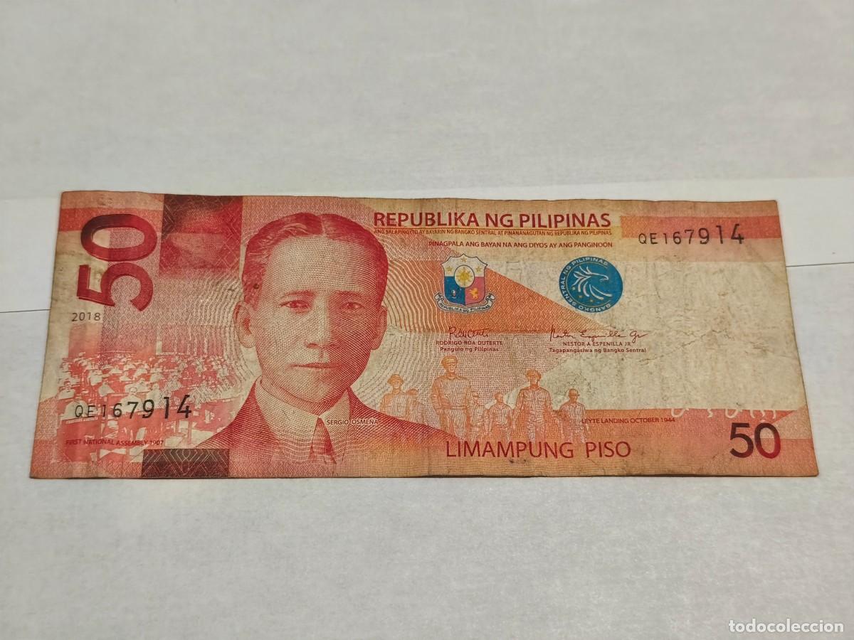 Billetes extranjeros: Philippines 50Piso F.