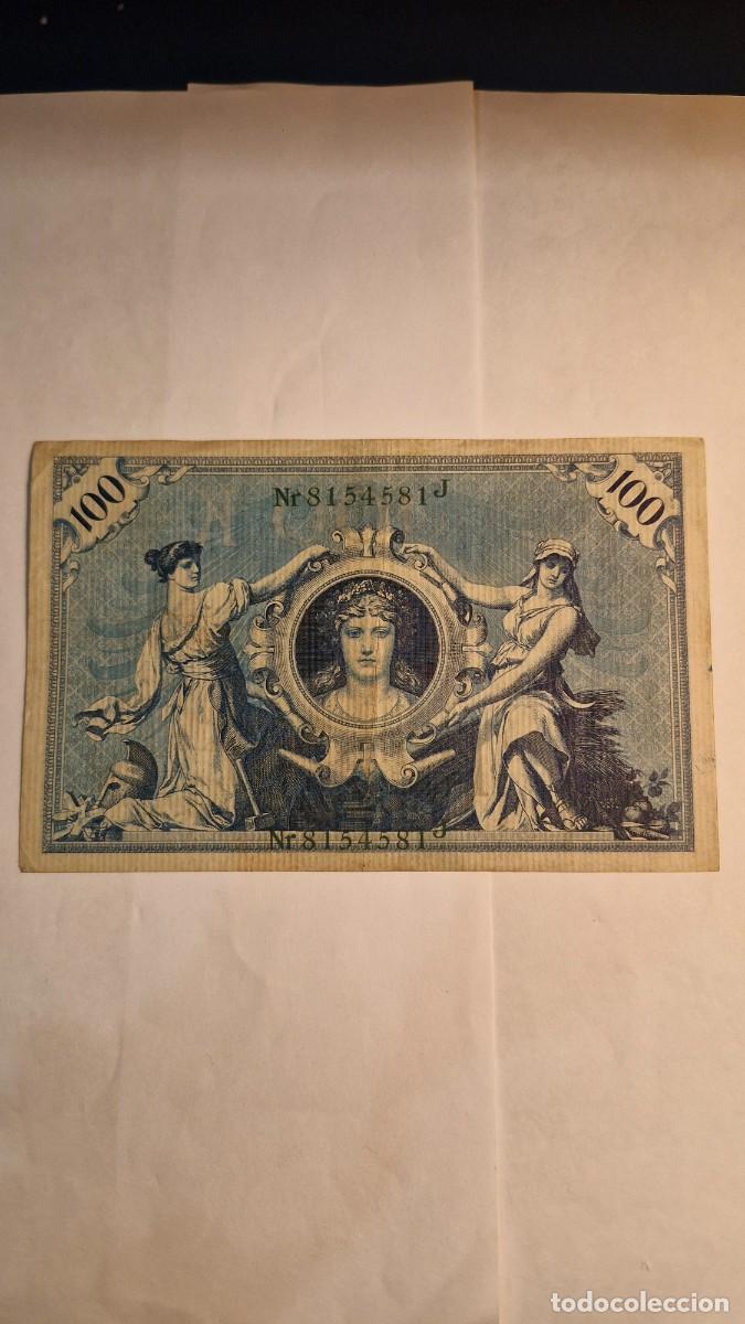 Billetes extranjeros: Billete 100 Mark Alemania 1908