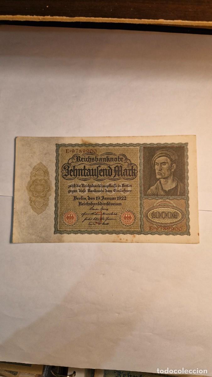 Billetes extranjeros: Billete 10000 Mark Alemania 1922