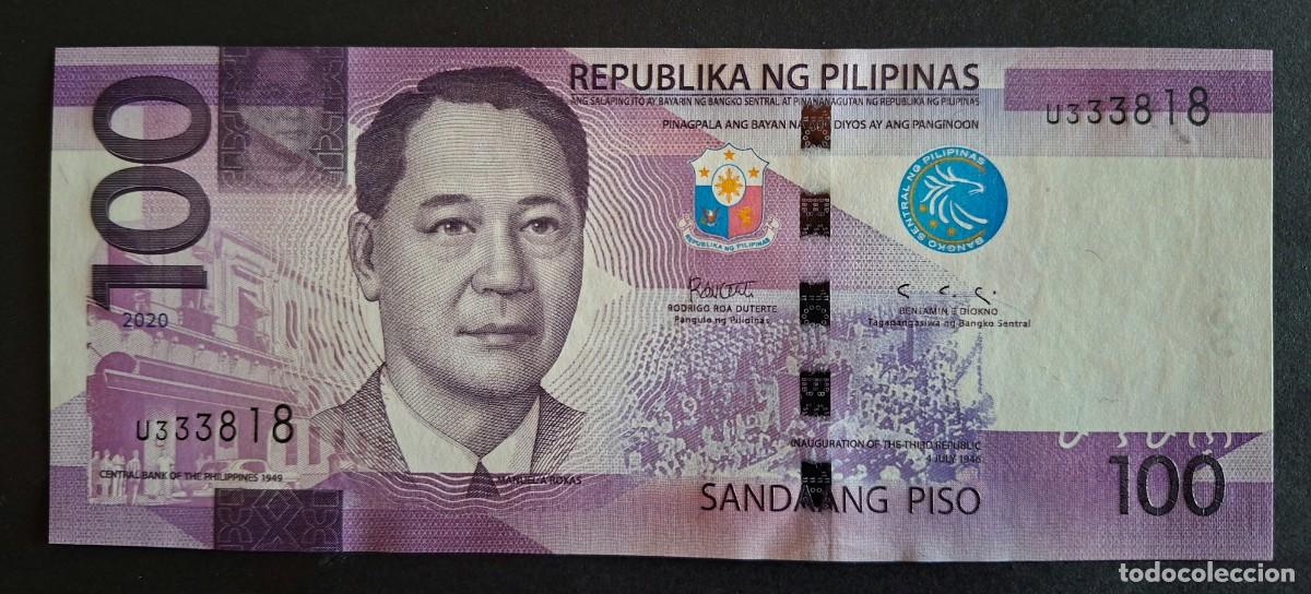 Billetes extranjeros: FILIPINAS 100 PISO 2020 P-225a.1 SC
