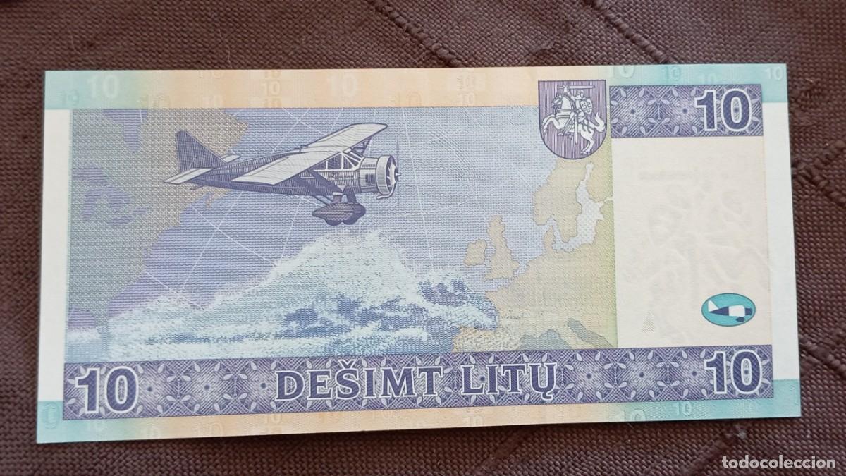Billetes extranjeros: BILLETE 10 LITU LITUANIA 2007. SIN CIRCULAR - Foto 2