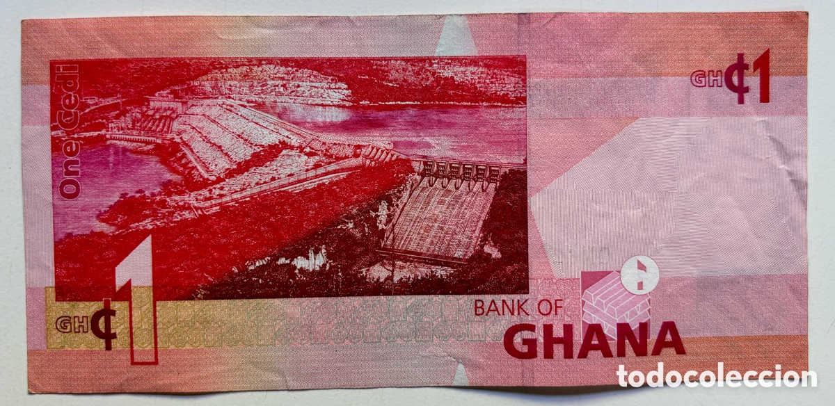 Billetes extranjeros: Billete GHANA 1 Cedi 2015 - Foto 2
