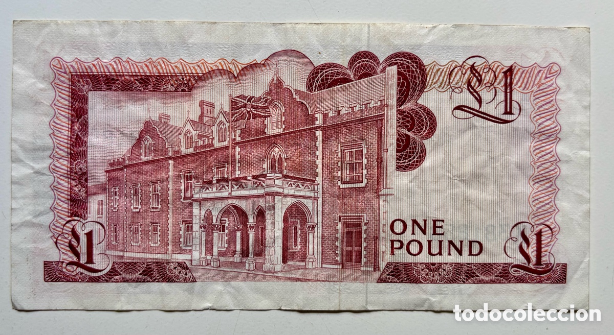Billetes extranjeros: Billete GIBRALTAR 1 Libra 1979. Pound - Foto 2