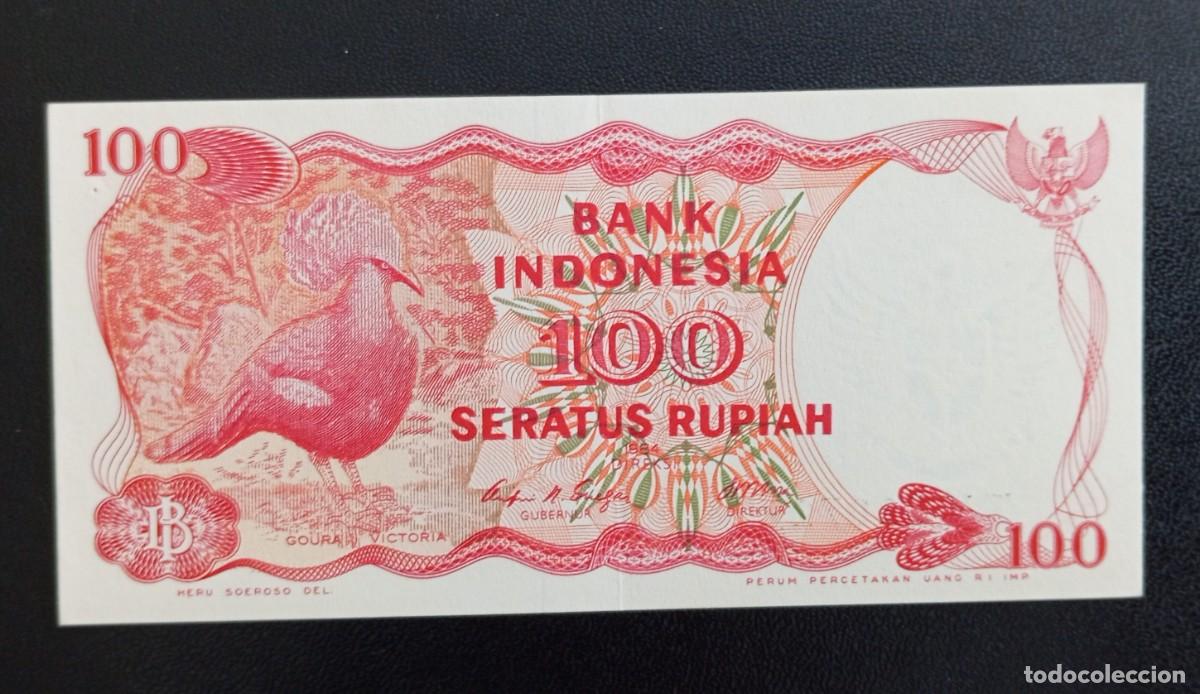 Billetes extranjeros: Billete sin circular 100 rupiah Indonesia 1984