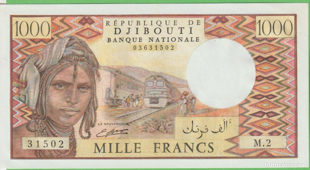 Billetes extranjeros: BILLETES - DJIBOUTI - 1000 FRANCS (1979-88) - SERIE M.2 - PICK-37b (SC)