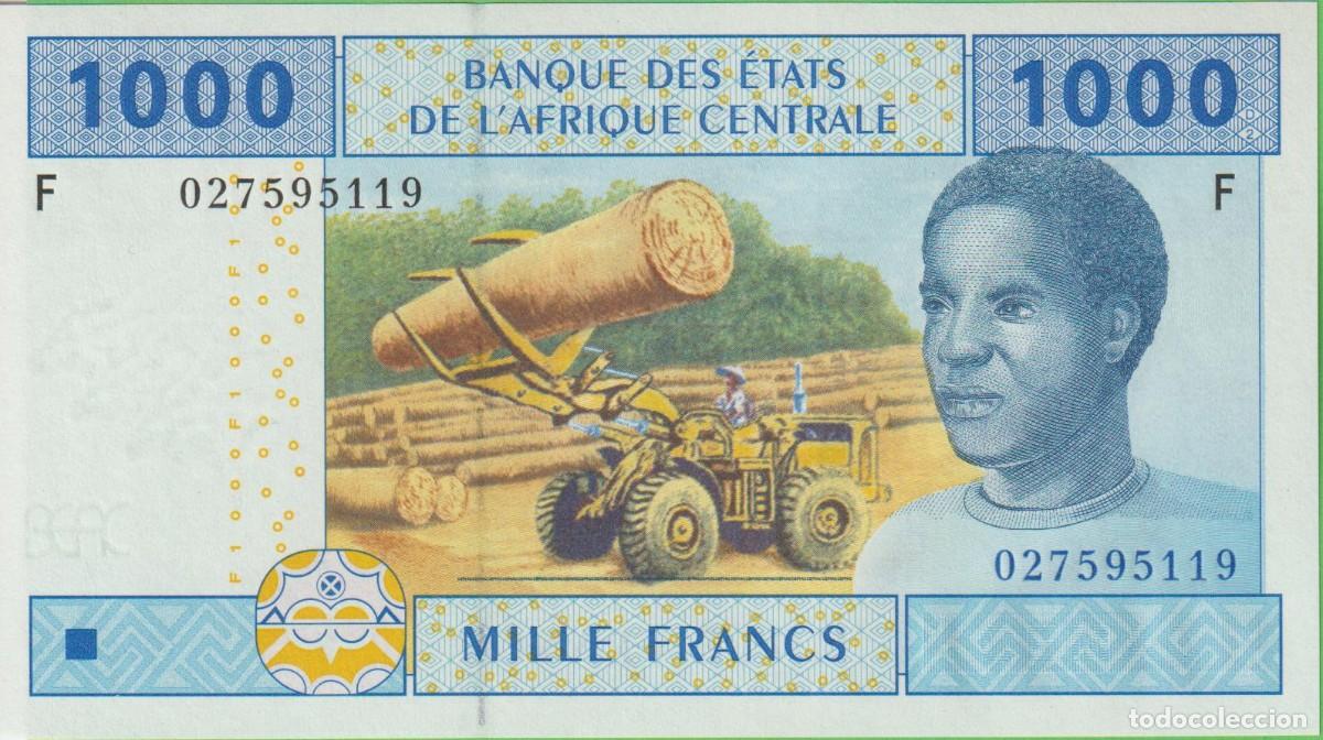 Billetes extranjeros: BILLETES - CENTRAL AFRICAN STATES-GUINEA ECUATORIAL - 1000 FRANCS 2002 - PICK-507F - (SC)