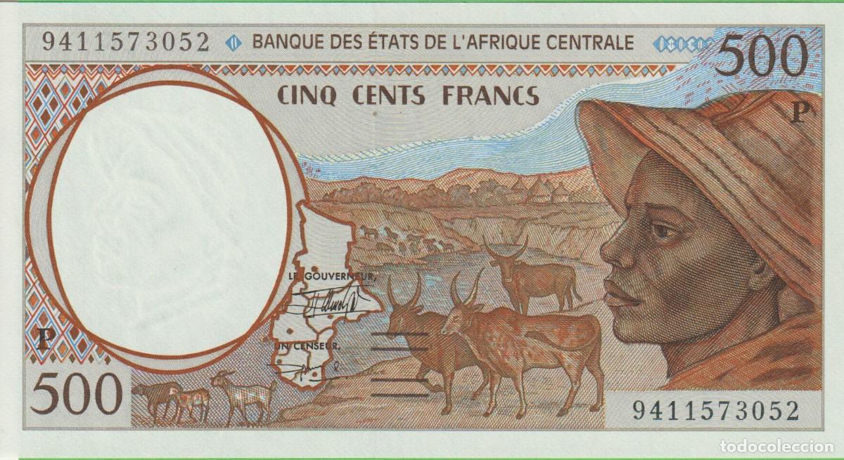 Billetes extranjeros: BILLETES - CHAD-TCHAD - 500 FRANCOS (1994) - PICK-601Pb (SC)