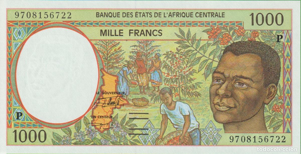 Billetes extranjeros: BILLETES - CHAD-TCHAD - 1000 FRANCOS (1997) - PICK-602Pd (SC)