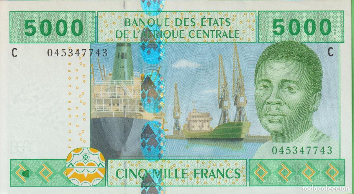 Billetes extranjeros: BILLETES - CHAD-TCHAD - 5000 FRANCOS (2002) - PICK-609Ca (SC)
