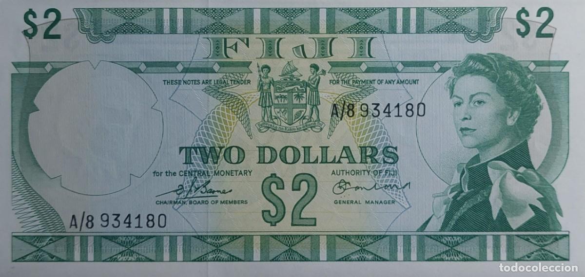 Billetes extranjeros: BILLETE DE ( FIJI ) 2 DOLLAR PK 72C DEL 1971 ( UNC/ PLANCHA