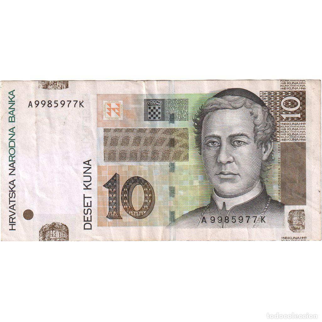 Billetes extranjeros: [#1234933] Billete, 10 Kuna, 2001, Croacia, 2001-03-07, KM:38, MBC