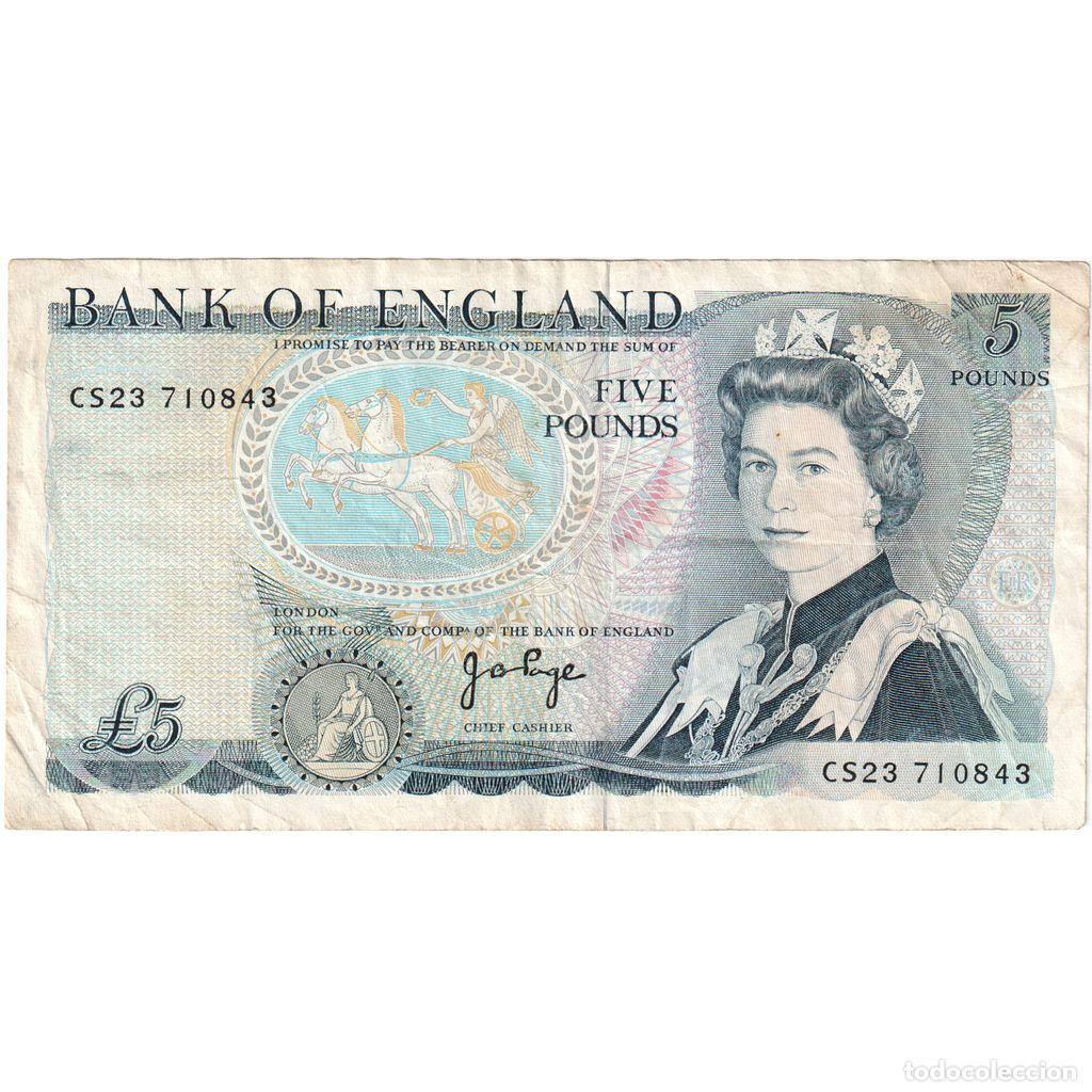 Billetes extranjeros: [#1234915] Gran Breta&ntilde;a, 5 Pounds, MBC