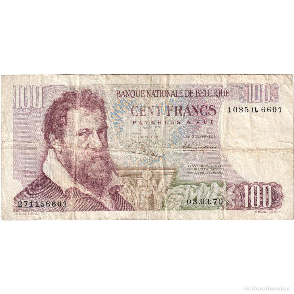 Billetes extranjeros: [#1234949] B&eacute;lgica, 100 Francs, 1970-03-03, BC