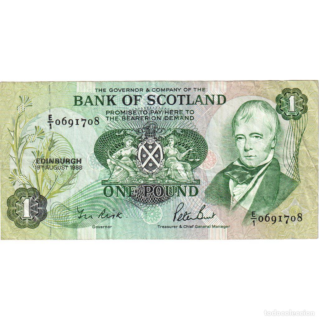 Billetes extranjeros: [#1234935] Escocia, 1 Pound, 1988-08-19, MBC