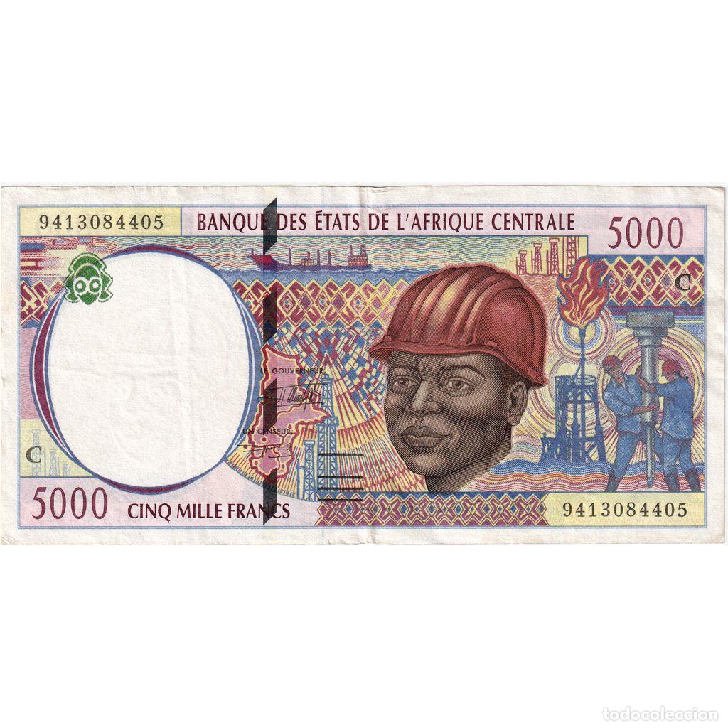 Billetes extranjeros: [#1234936] Estados del &Aacute;frica central, 5000 Francs, MBC+