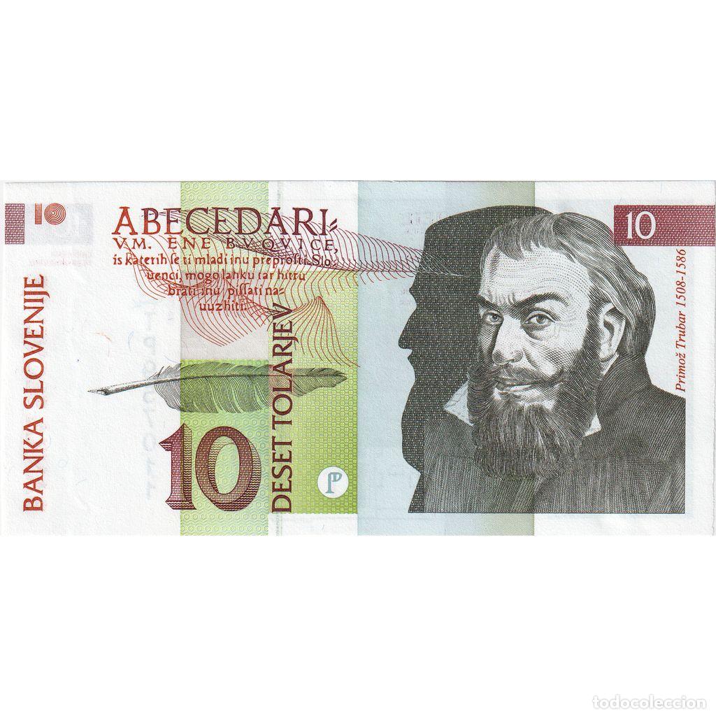 Billetes extranjeros: [#1234981] Billete, 10 Tolarjev, 1992-1993, Eslovenia, KM:11a, 1992-01-15, UNC