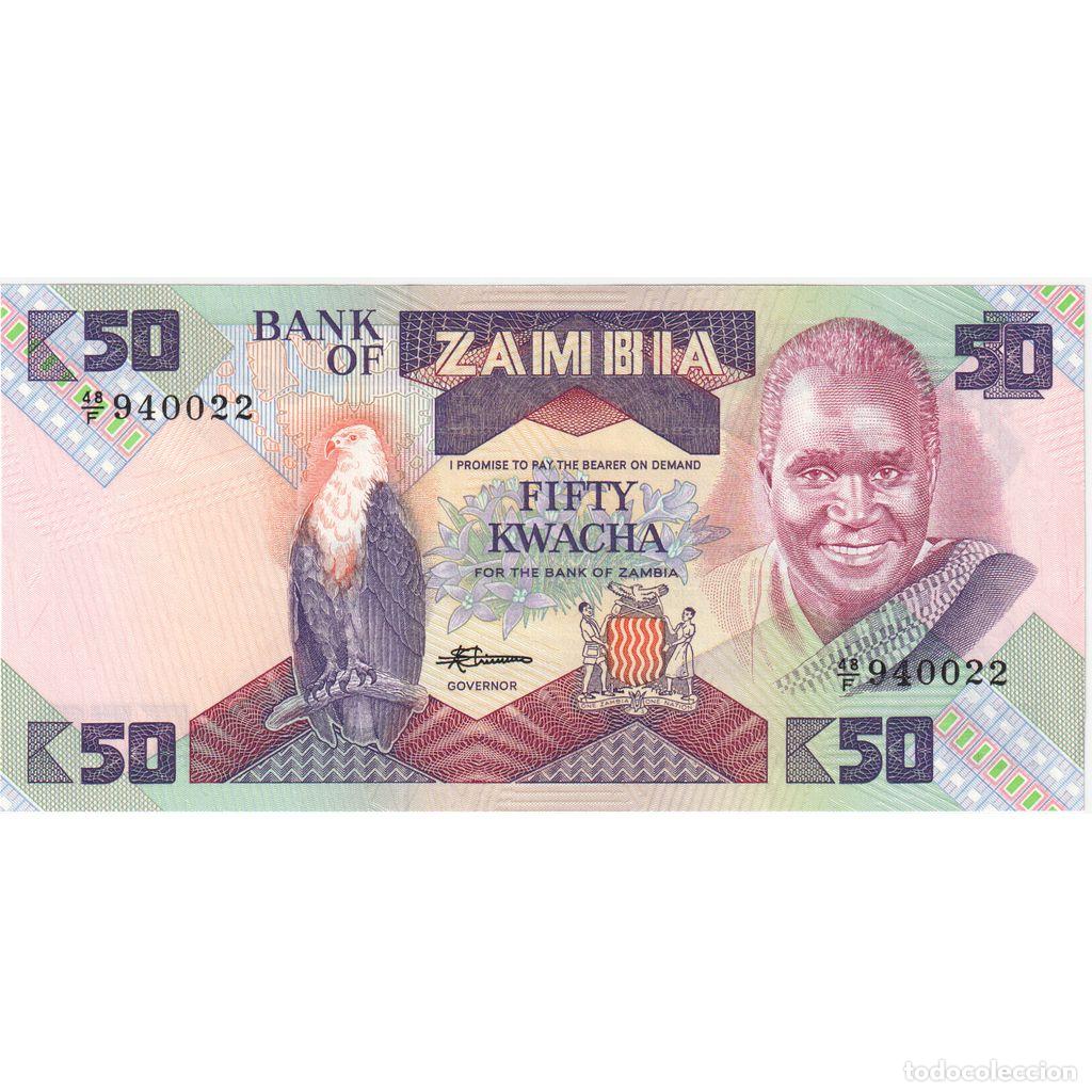 Billetes extranjeros: [#1234986] Billete, 50 Kwacha, Zambia, KM:28a, UNC