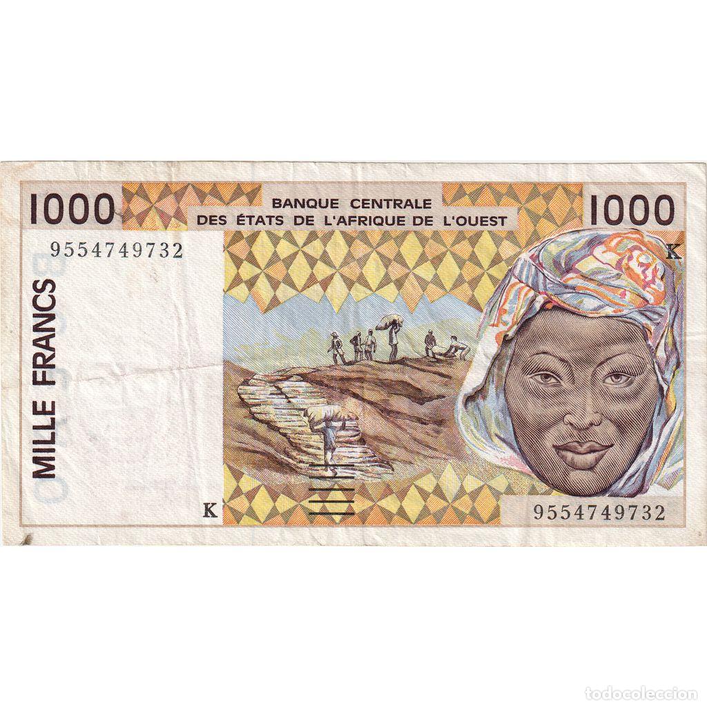 Billetes extranjeros: [#1234973] Estados del &Aacute;frica Occidental, 1000 Francs, MBC
