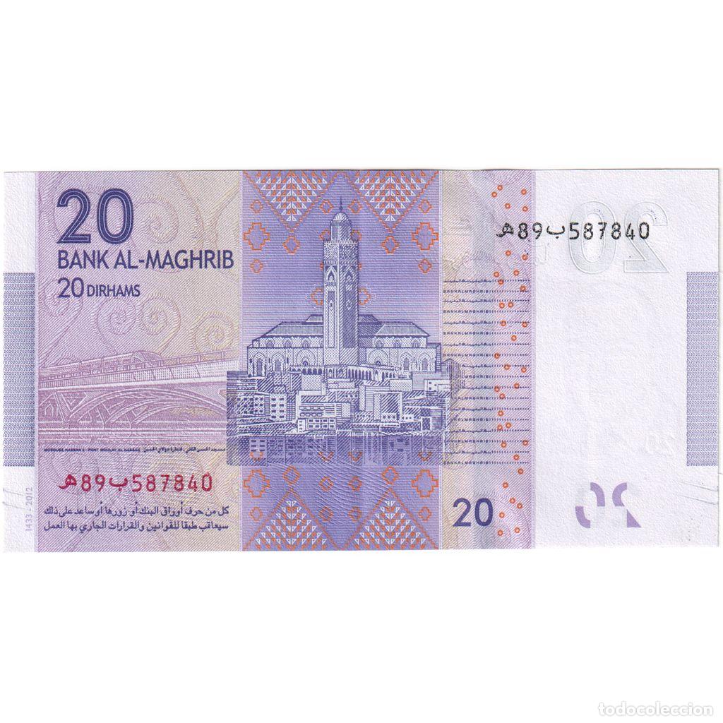 Billetes extranjeros: [#1234978] Billete, 20 Dirhams, Marruecos, UNC - Foto 2