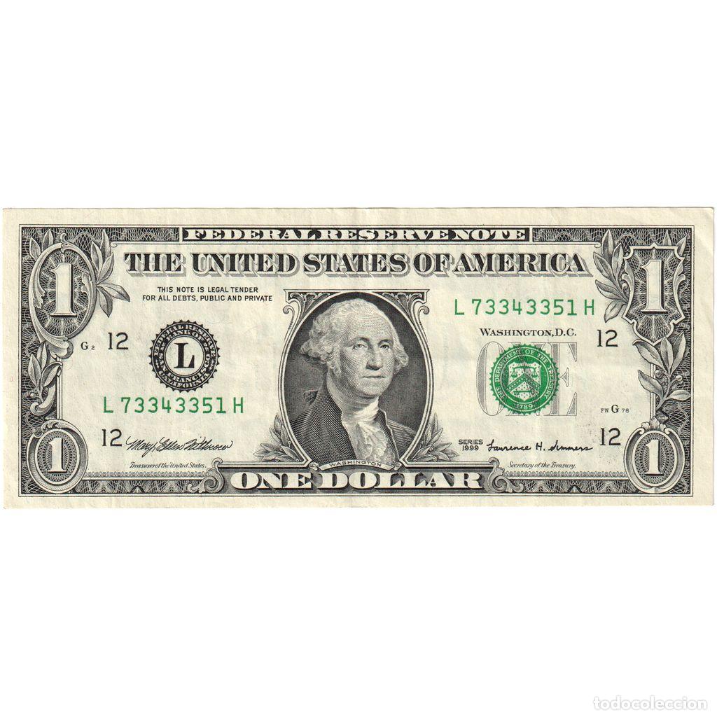 Billetes extranjeros: [#1235000] Estados Unidos, 1 Dollar, MBC+