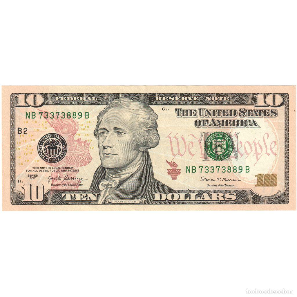 Billetes extranjeros: [#1234996] Estados Unidos, 10 Dollars, 2017, MBC+