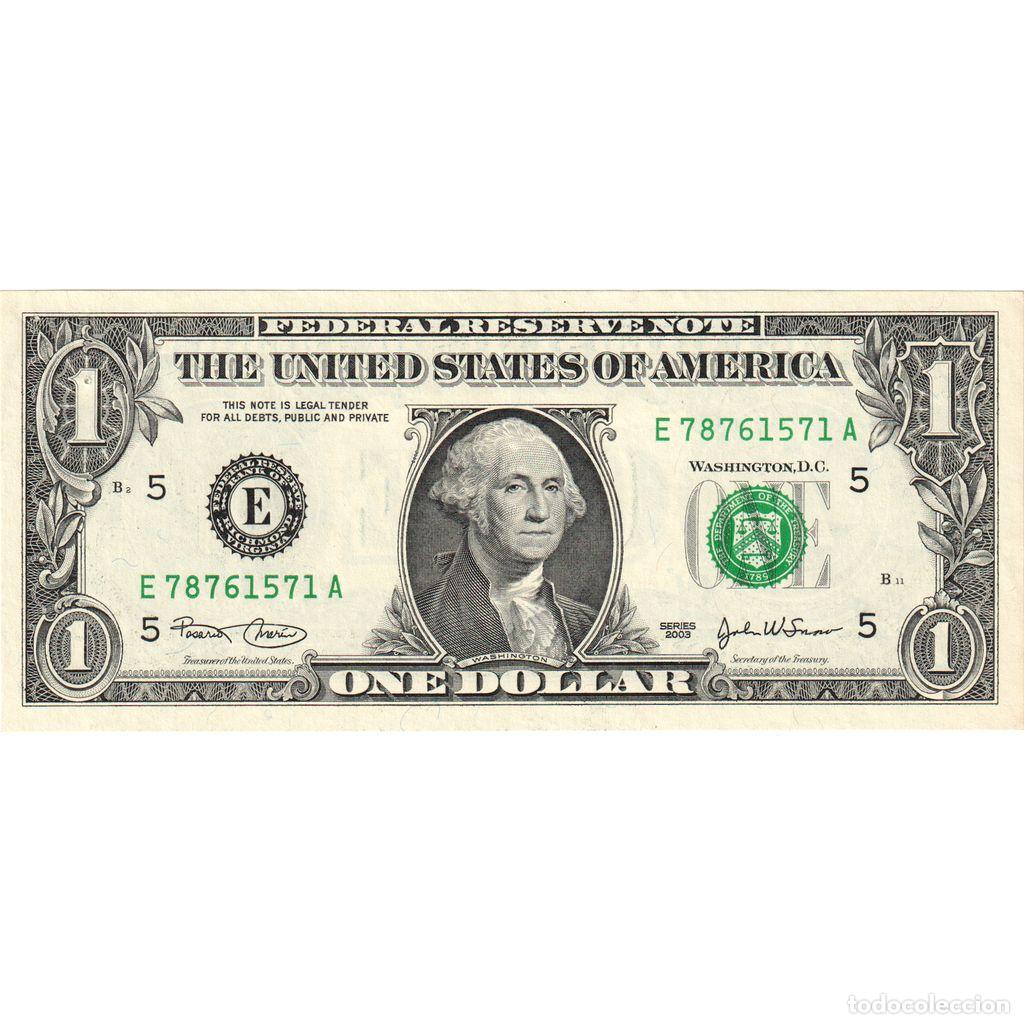 Billetes extranjeros: [#1234999] Estados Unidos, 1 Dollar, Undated (2003), UNC