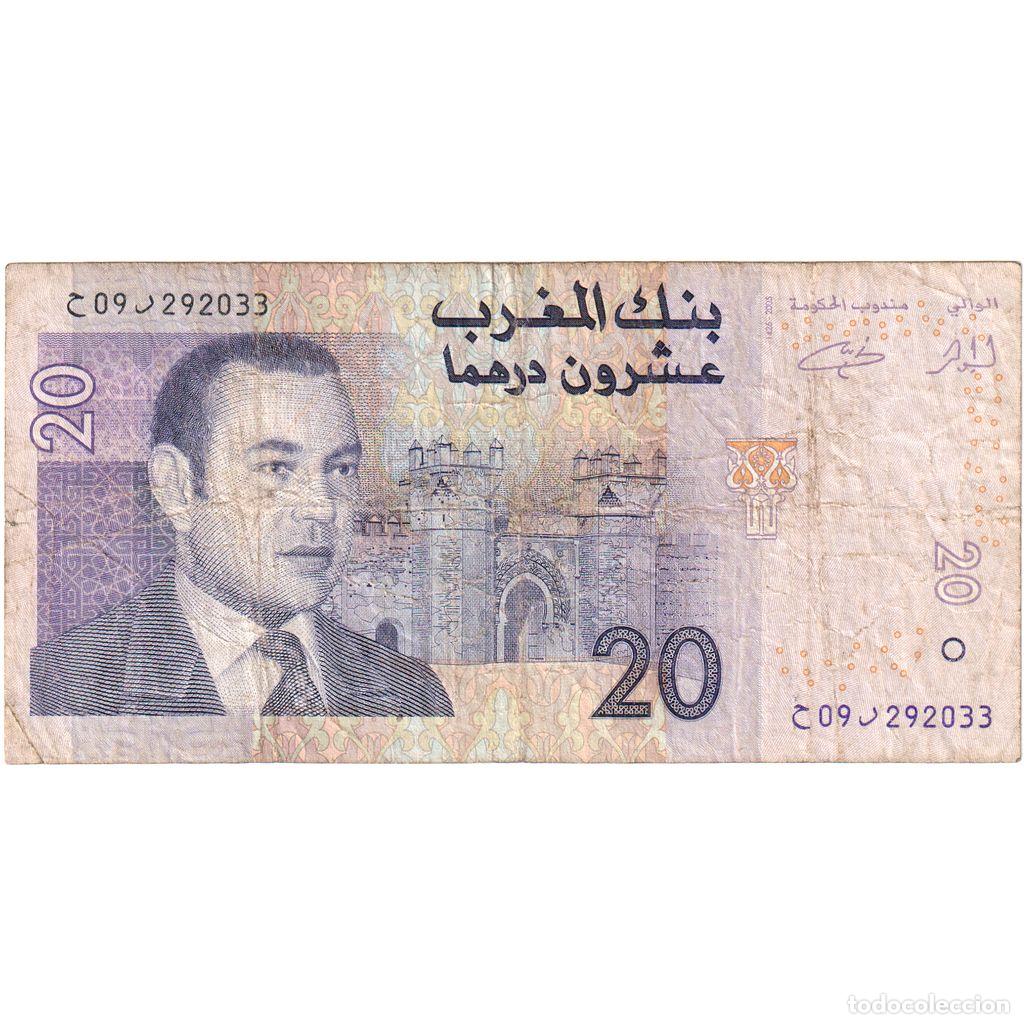 Billetes extranjeros: [#1235032] Billete, 20 Dirhams, 2005/AH1426, Marruecos, KM:68, RC
