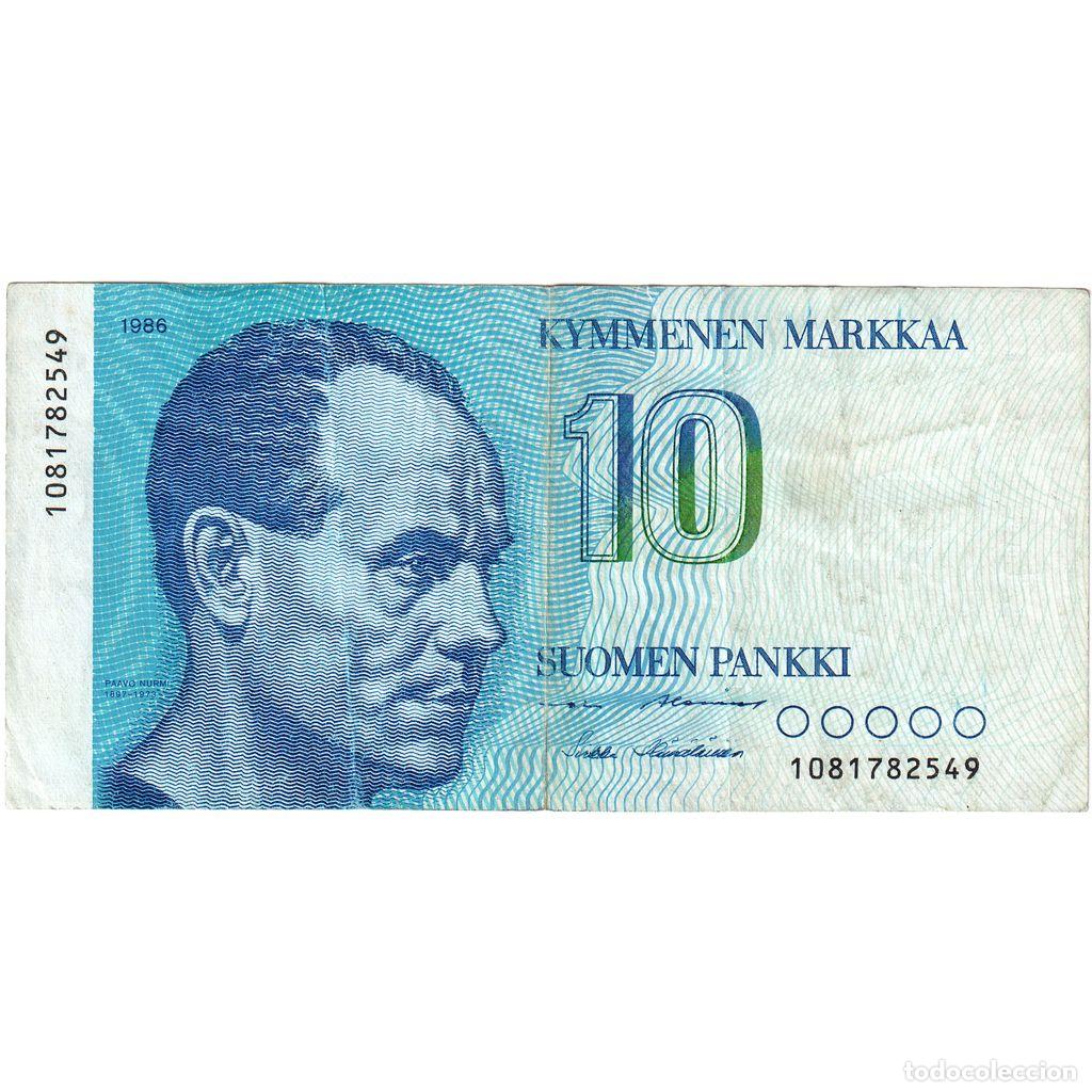 Billetes extranjeros: [#1235065] Finlandia, 10 Markkaa, MBC