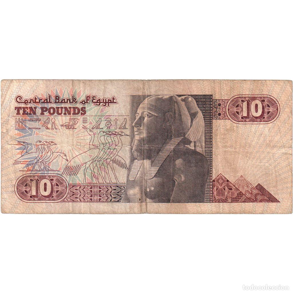 Billetes extranjeros: [#1235072] Billete, 10 Pounds, Egipto, KM:51, BC