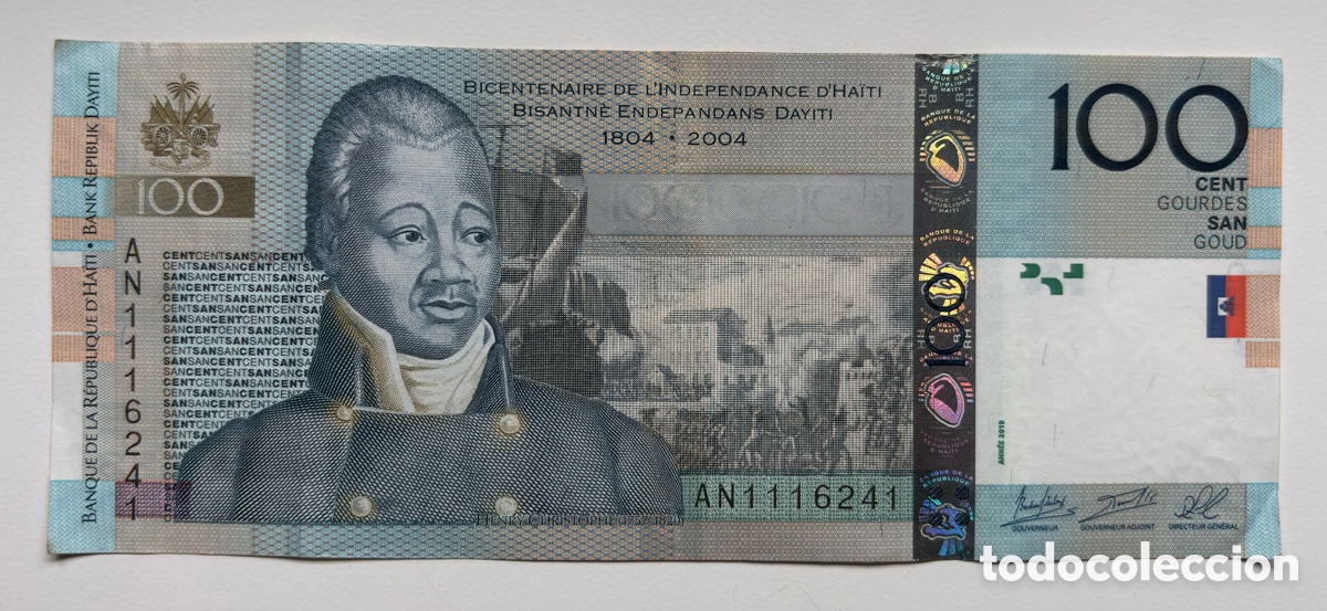 Billetes extranjeros: Billete HAIT&Iacute; 100 Gourdes 2019
