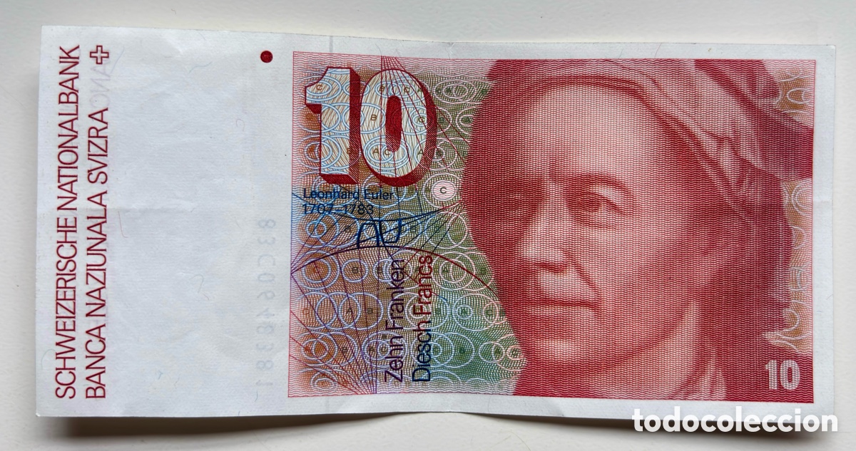 Billetes extranjeros: Billete SUIZA 10 Francos (1983)