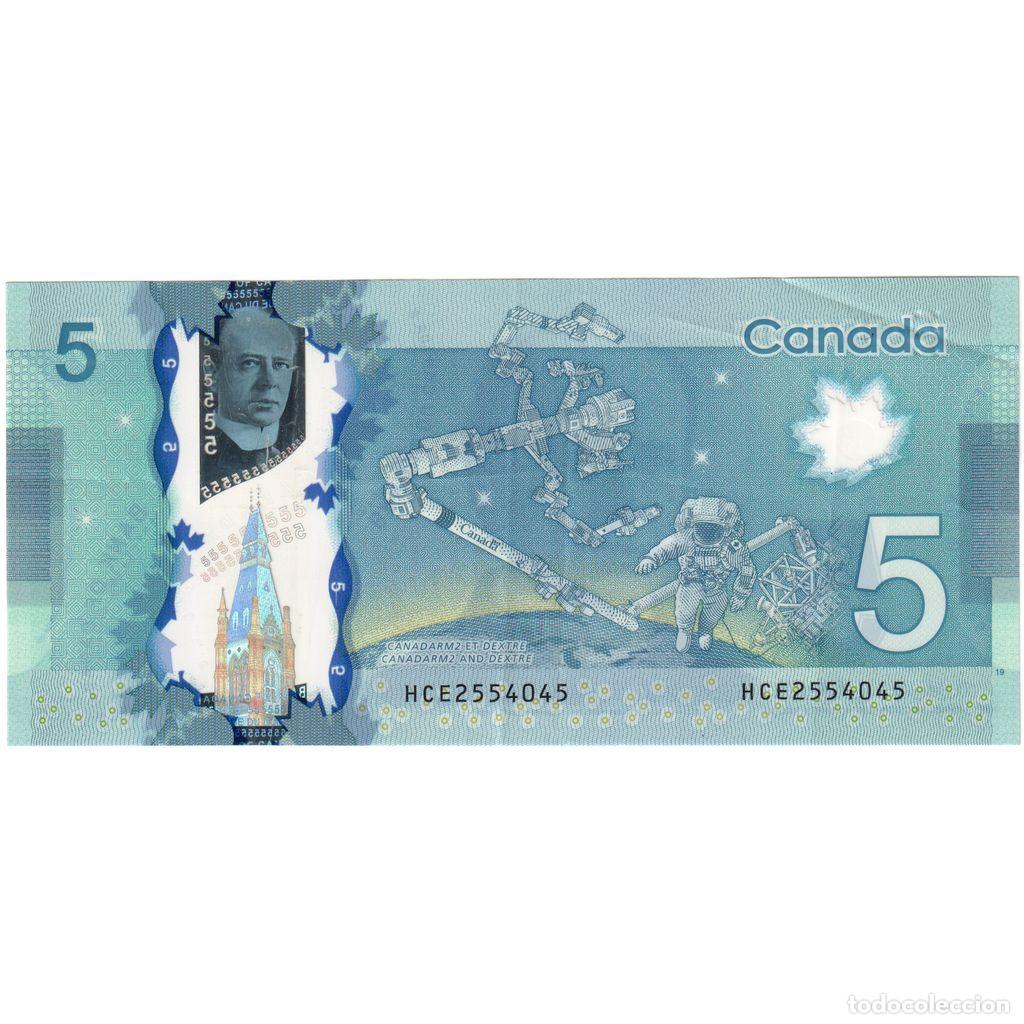 Billetes extranjeros: [#1235070] Billete, 5 Dollars, 2013, Canad&aacute;, EBC - Foto 2