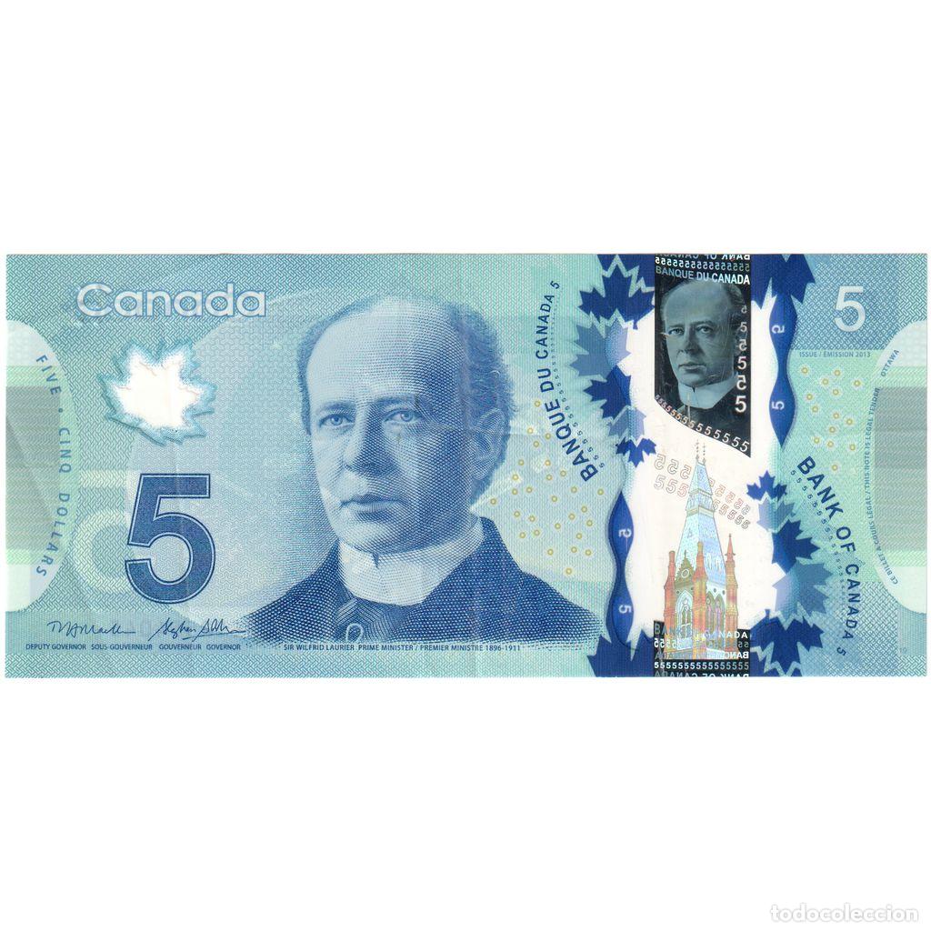 Billetes extranjeros: [#1235070] Billete, 5 Dollars, 2013, Canad&aacute;, EBC - Foto 1