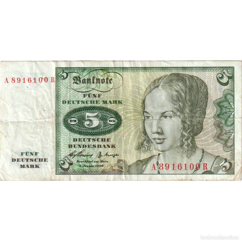 Billetes extranjeros: [#1234898] ALEMANIA - REP&Uacute;BLICA FEDERAL, 20 Deutsche Mark, 1960-01-02, MBC