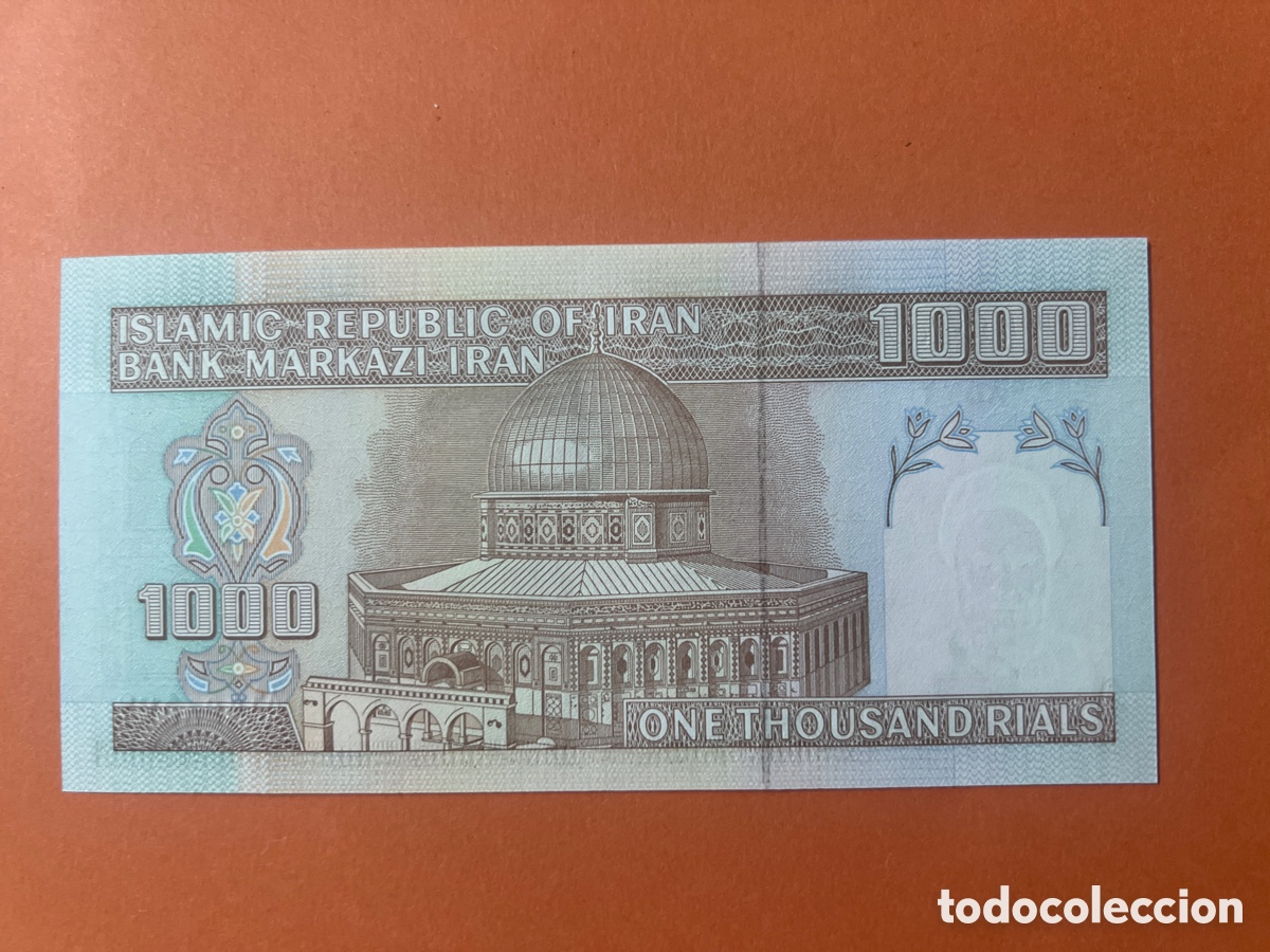 Billetes extranjeros: A118. BILLETE - Ir&aacute;n - 1000 Rial - Foto 2