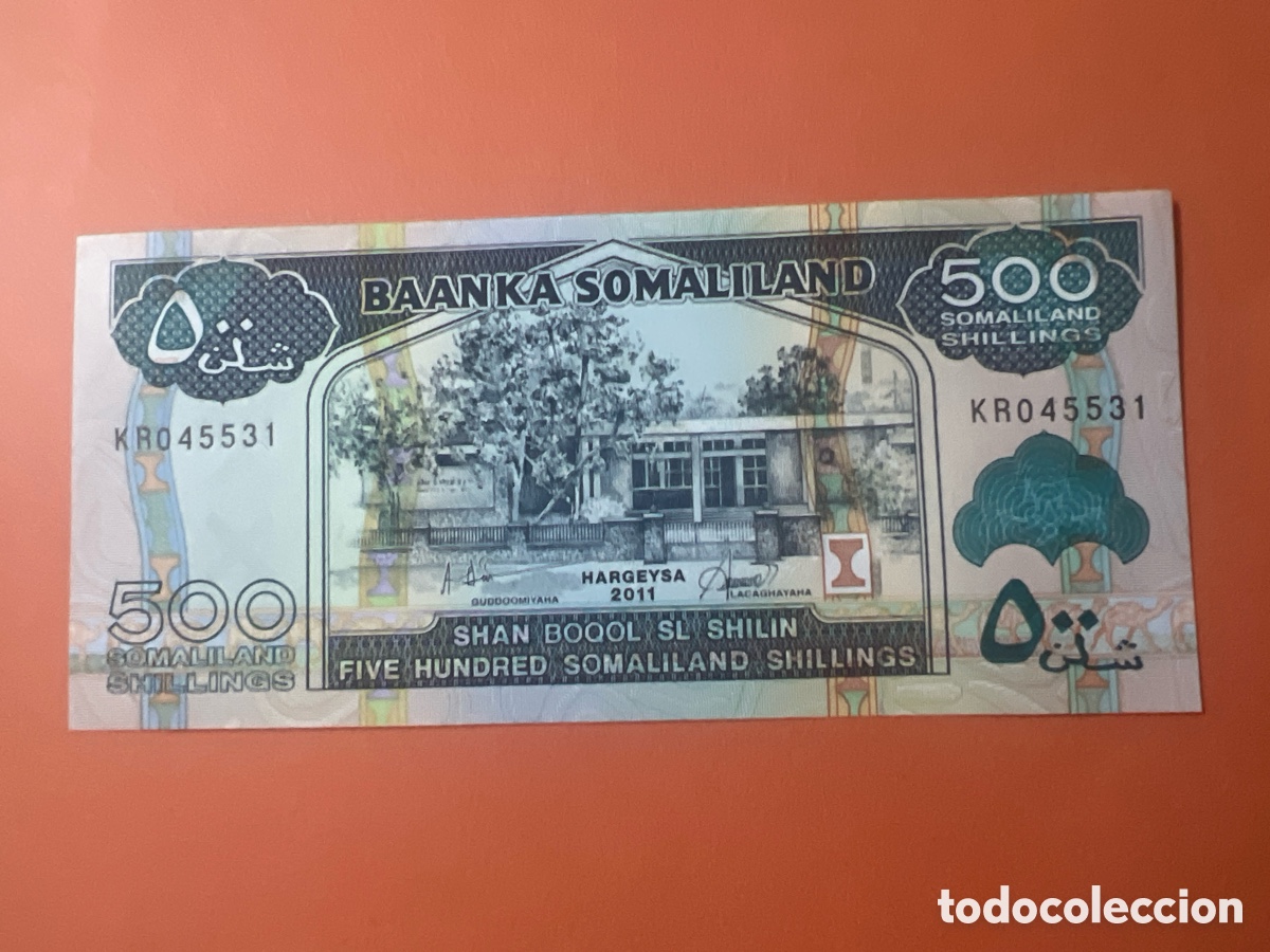 Billetes extranjeros: A133. Somalia 500 Shillings 2011
