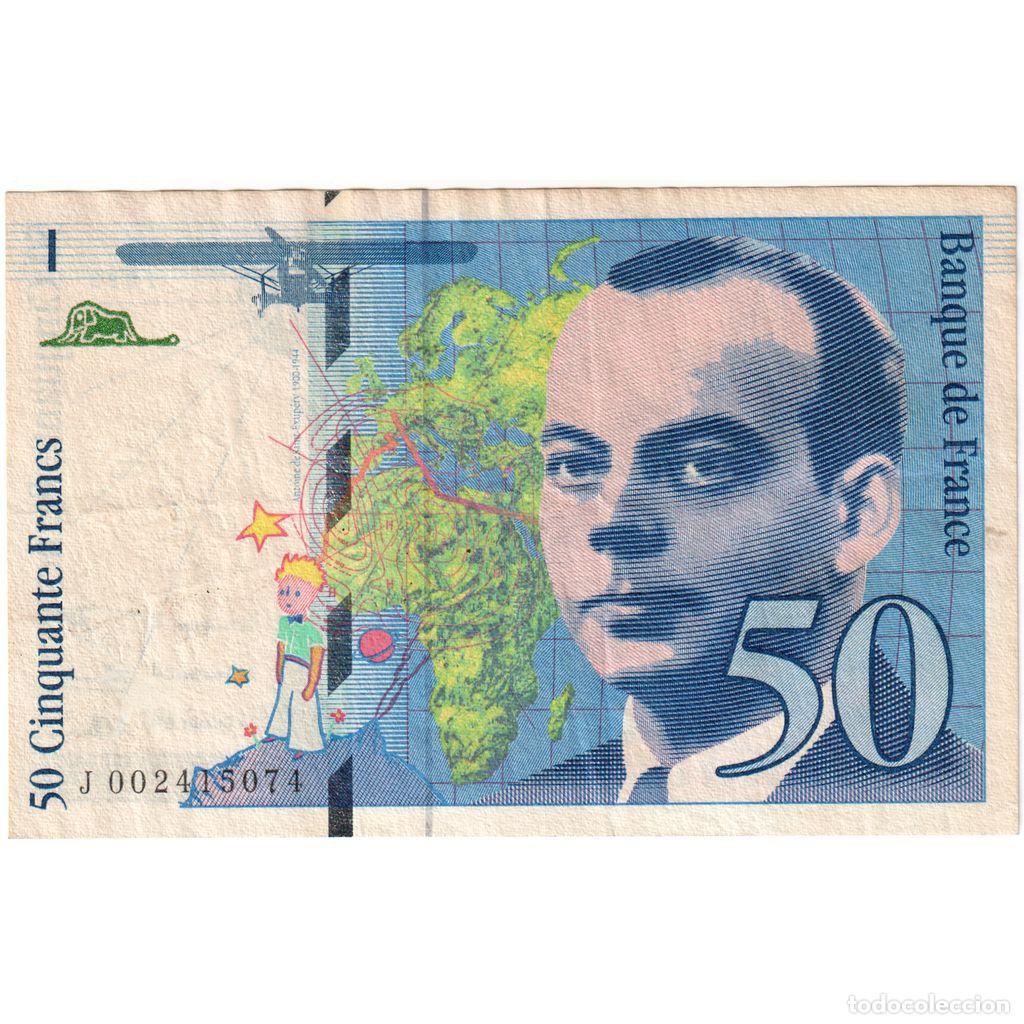 Billetes extranjeros: [#1235150] Francia, 50 Francs, St Exup&eacute;ry, J002415074, MBC