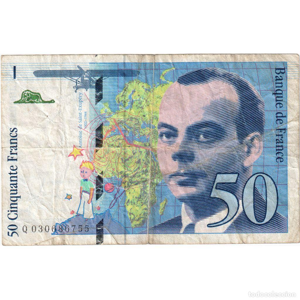 Billetes extranjeros: [#1235152] Francia, 50 Francs, St Exup&eacute;ry, Q030686755, BC+